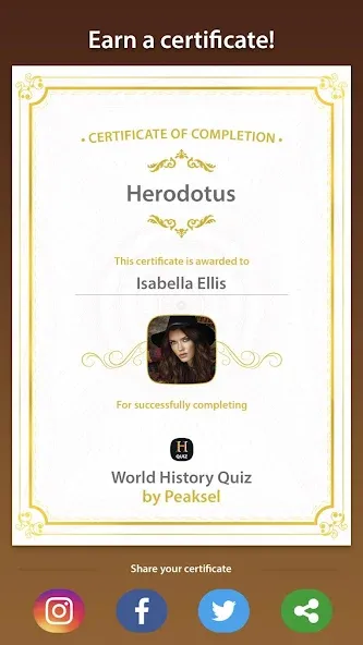 Скачать World History Quiz взлом на бесконечные деньги + мод меню screen 5