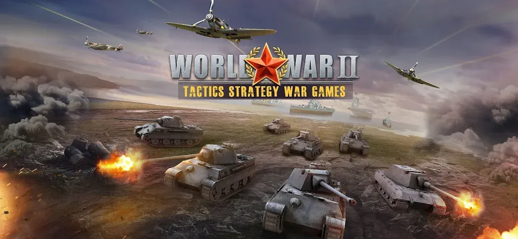 Скачать World War 2: Strategy Games (Вторая мировая война) взлом на бесконечные деньги + мод меню screen 1