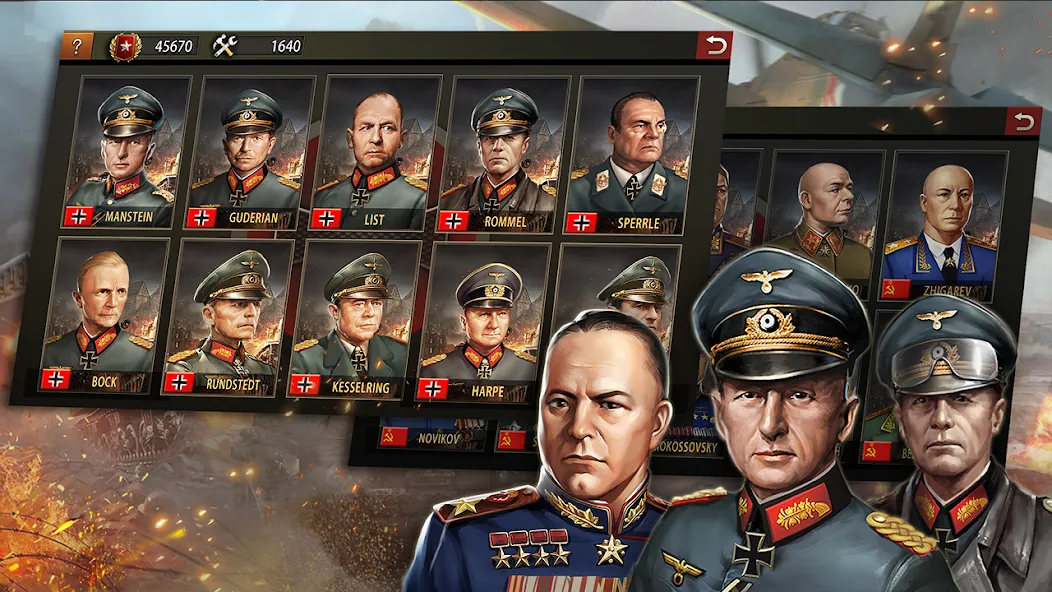 Скачать World War 2:WW2 Strategy Games (Вторая мировая война) взлом на бесконечные деньги + мод меню screen 2