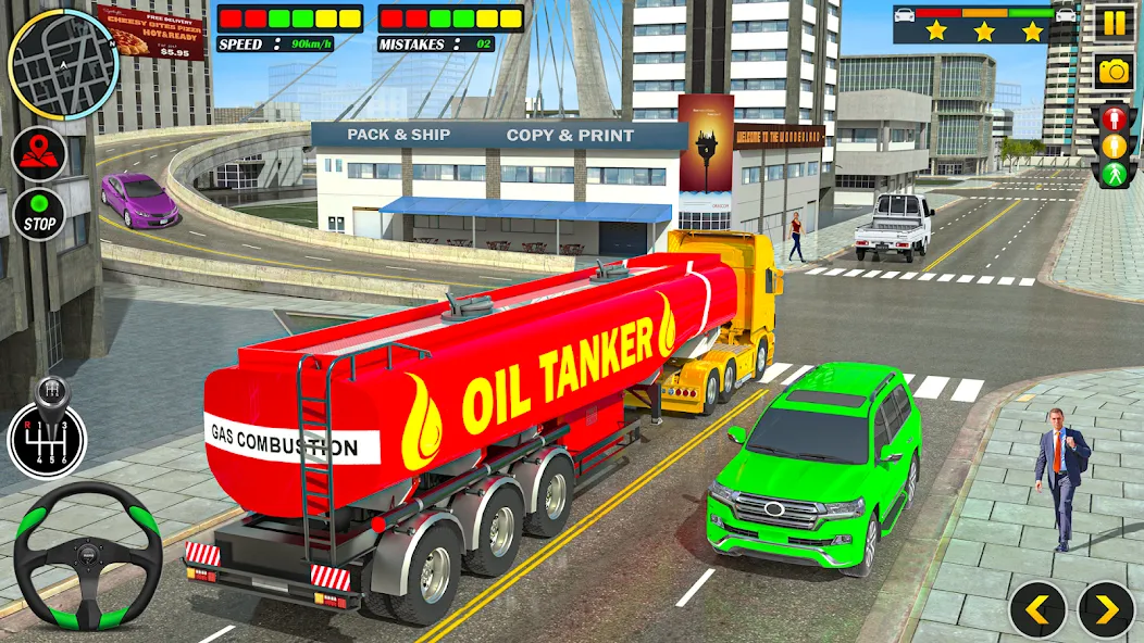 Скачать Offroad Oil Tanker Truck Games (Оффроуд Игры на машинецистерне для нефти) взлом на бесконечные деньги + мод меню screen 2