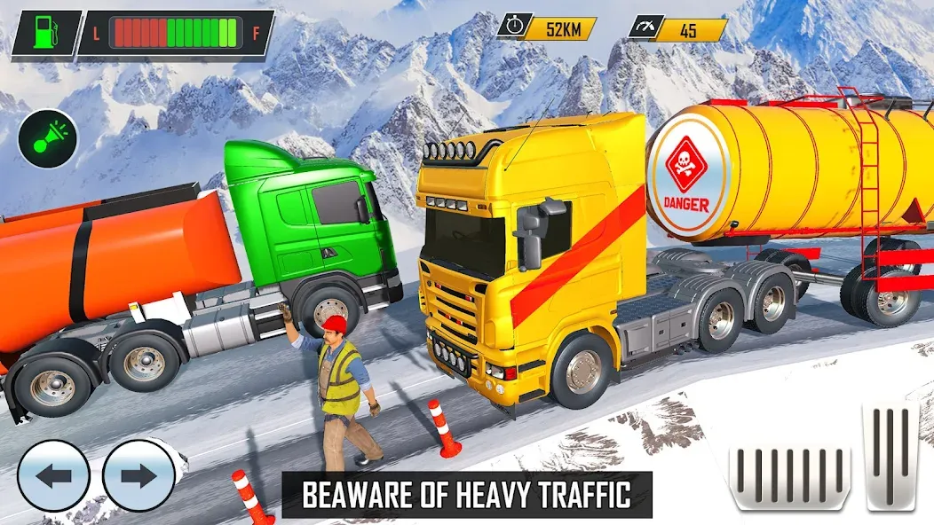 Скачать Offroad Oil Tanker Truck Games (Оффроуд Игры на машинецистерне для нефти) взлом на бесконечные деньги + мод меню screen 4