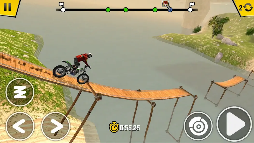 Скачать Trial Xtreme 4 Bike Racing (Триал Экстрим 4 Гонки на мотоциклах) взлом на бесконечные деньги + мод меню screen 1