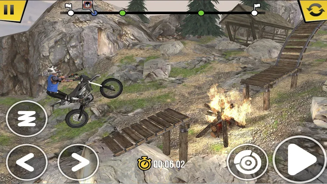 Скачать Trial Xtreme 4 Bike Racing (Триал Экстрим 4 Гонки на мотоциклах) взлом на бесконечные деньги + мод меню screen 5