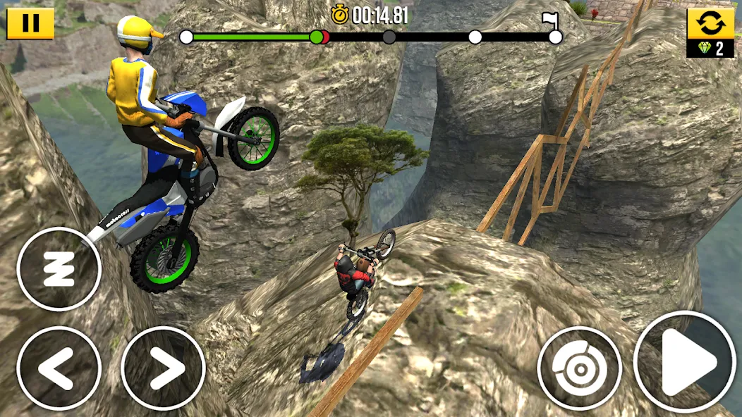 Скачать Trial Xtreme Legends (Триал Экстрим Легенды) взлом на бесконечные деньги + мод меню screen 1