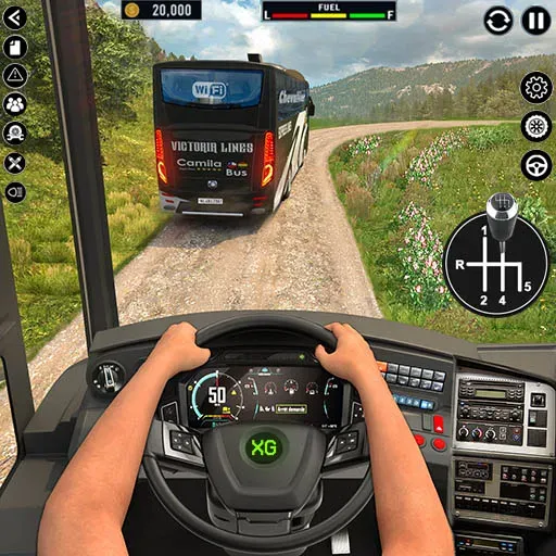 Скачать City Bus Simulator — Bus Drive взлом на бесконечные деньги + мод меню screen 1