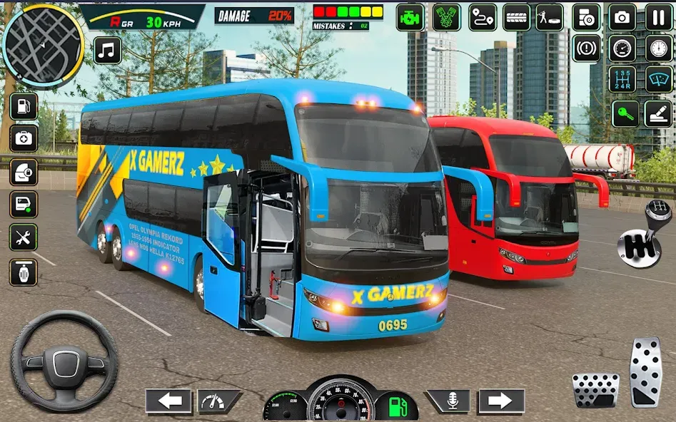 Скачать City Bus Simulator — Bus Drive взлом на бесконечные деньги + мод меню screen 2