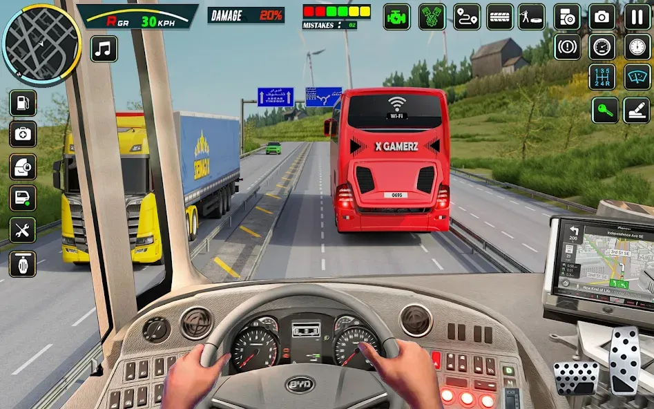 Скачать City Bus Simulator — Bus Drive взлом на бесконечные деньги + мод меню screen 3