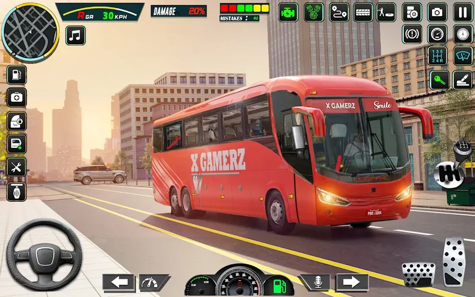 Скачать City Bus Simulator — Bus Drive взлом на бесконечные деньги + мод меню screen 4