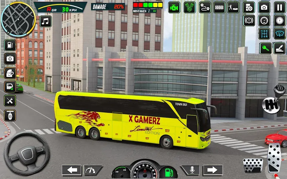 Скачать City Bus Simulator — Bus Drive взлом на бесконечные деньги + мод меню screen 5