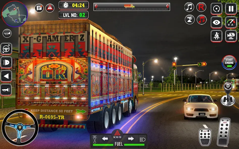 Скачать Indian Truck Drive Truck Games (Индийский грузовой симулятор) взлом на бесконечные деньги + мод меню screen 5