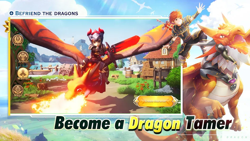 Скачать Tales of Dragon — Fantasy RPG взлом на бесконечные деньги + мод меню screen 2