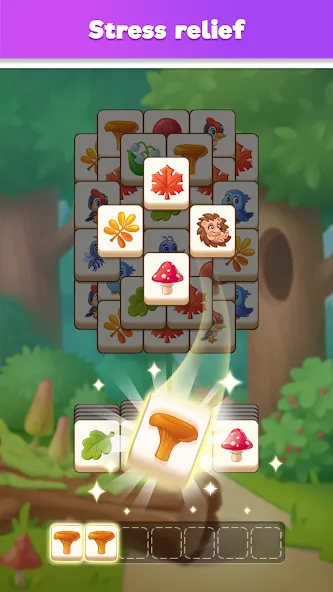 Скачать Tile Match Puzzle: Triple Game (Тайл Матч Пазл) взлом на бесконечные деньги + мод меню screen 2