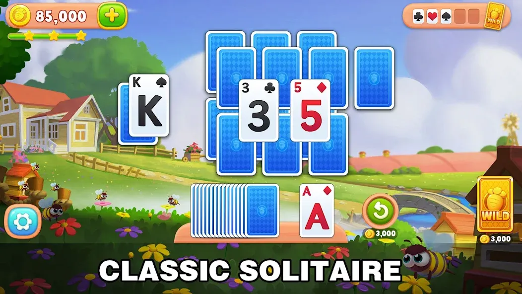 Скачать Solitaire Farm: Card Games (Соляр Фарм) взлом на бесконечные деньги + мод меню screen 1