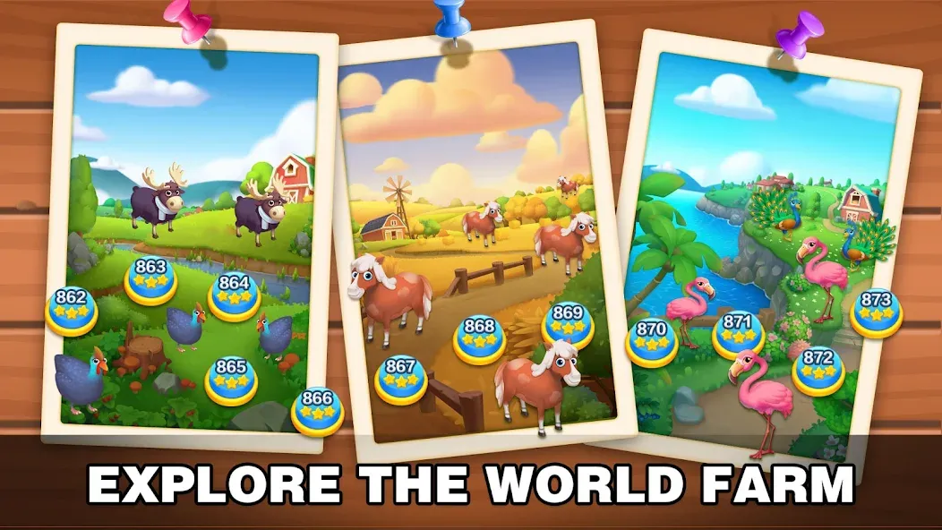 Скачать Solitaire Farm: Card Games (Соляр Фарм) взлом на бесконечные деньги + мод меню screen 5