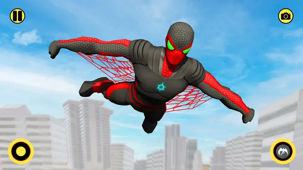 Скачать Spider Miami Rope Hero Ninja взлом на бесконечные деньги + мод меню screen 4