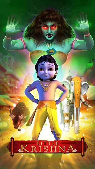 Скачать Little Krishna (Литтл Кришна) взлом на бесконечные деньги + мод меню screen 1