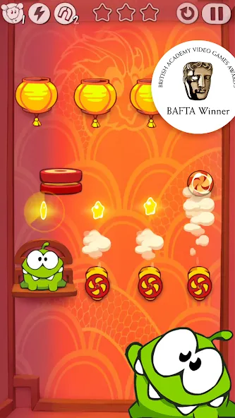 Скачать Cut the Rope (Кат зе Роуп) взлом на бесконечные деньги + мод меню screen 1