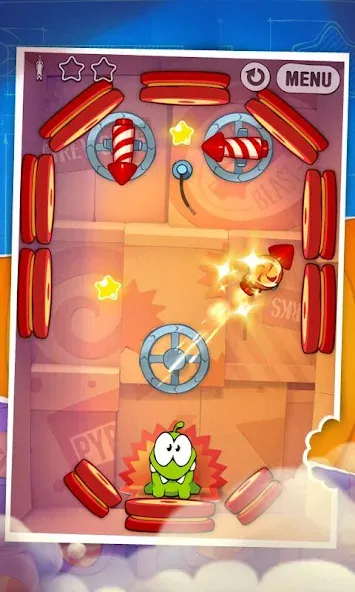 Скачать Cut the Rope: Experiments (Кат зе Роуп) взлом на бесконечные деньги + мод меню screen 4