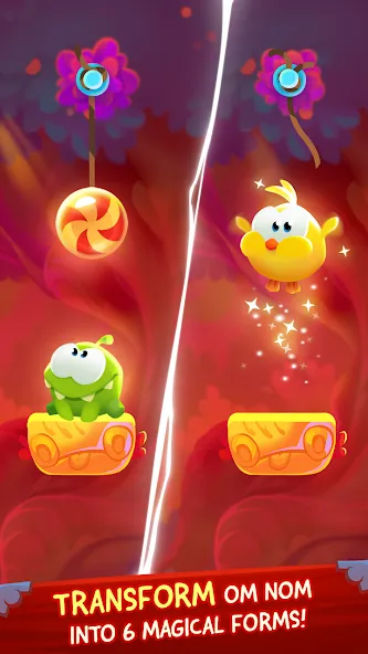 Скачать Cut the Rope: Magic (Кат зе Роуп) взлом на бесконечные деньги + мод меню screen 1