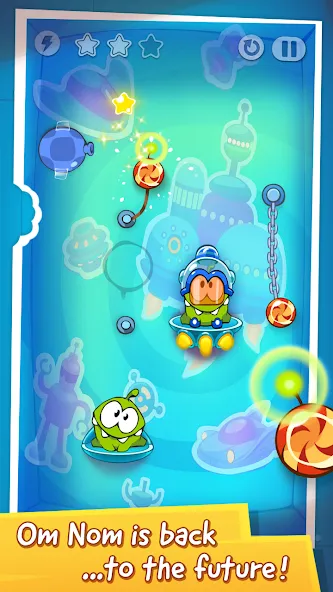 Скачать Cut the Rope: Time Travel (Сат зе Роуп) взлом на бесконечные деньги + мод меню screen 3