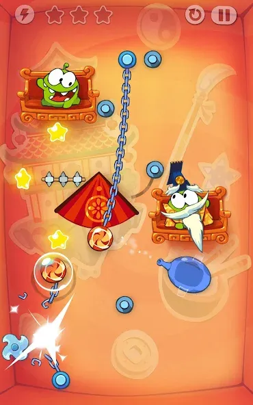 Скачать Cut the Rope: Time Travel (Сат зе Роуп) взлом на бесконечные деньги + мод меню screen 5