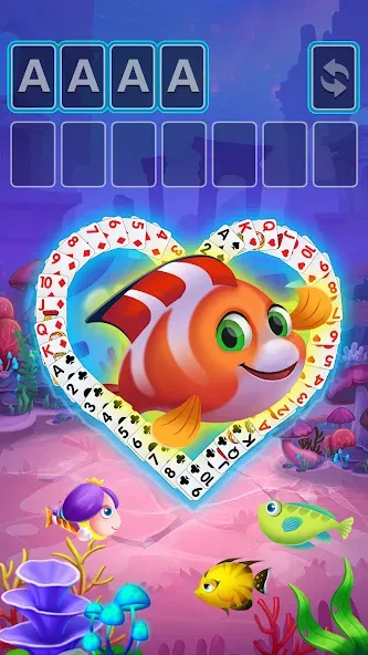 Скачать Solitaire Fish Klondike Card (Солитер Карточная игра Клондайк Фиш) взлом на бесконечные деньги + мод меню screen 4