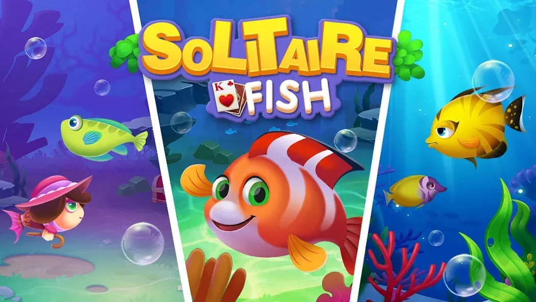 Скачать Solitaire Fish Klondike Card (Солитер Карточная игра Клондайк Фиш) взлом на бесконечные деньги + мод меню screen 5