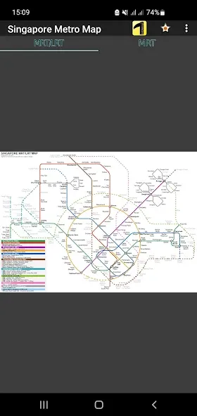 Скачать Singapore Metro Map (Карта метро Сингапура) взлом screen 1