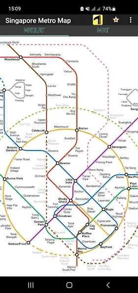 Скачать Singapore Metro Map (Карта метро Сингапура) взлом screen 3