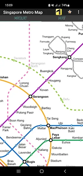 Скачать Singapore Metro Map (Карта метро Сингапура) взлом screen 4