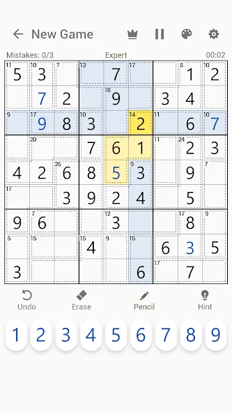 Скачать Killer Sudoku — Sudoku Puzzles взлом на бесконечные деньги + мод меню screen 2