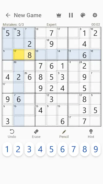 Скачать Killer Sudoku — Sudoku Puzzles взлом на бесконечные деньги + мод меню screen 5