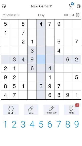 Скачать Sudoku — Classic Sudoku Puzzle взлом на бесконечные деньги + мод меню screen 2