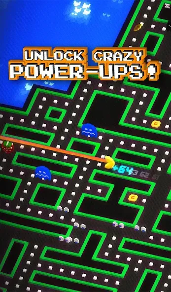 Скачать PAC-MAN 256 — Endless Maze (ПАК) взлом на бесконечные деньги + мод меню screen 5