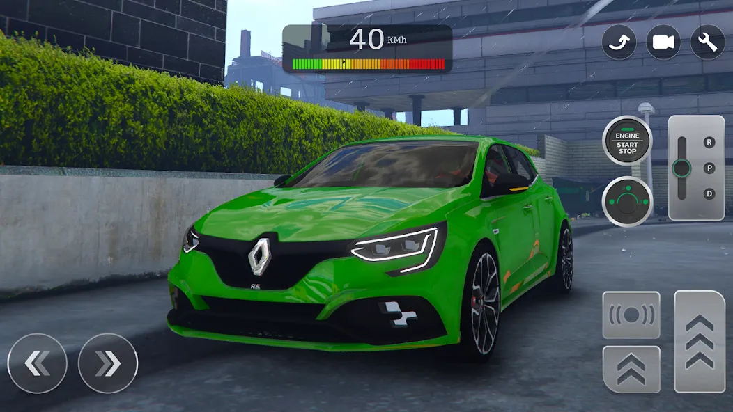 Скачать Renault Megane RS Simulator (Рено Меган  Симулятор) взлом на бесконечные деньги + мод меню screen 2