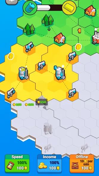 Скачать Factory World: Connect Map (Фактори Ворлд) взлом на бесконечные деньги + мод меню screen 3