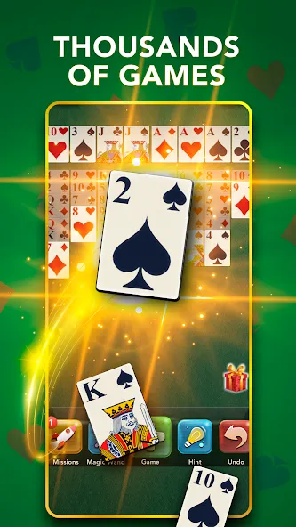 Скачать FreeCell Classic Card Game (ФриСел Классическая карточная игра) взлом на бесконечные деньги + мод меню screen 5