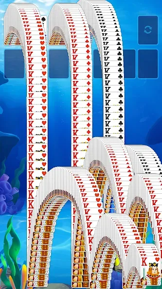 Скачать Solitaire Fish взлом на бесконечные деньги + мод меню screen 5