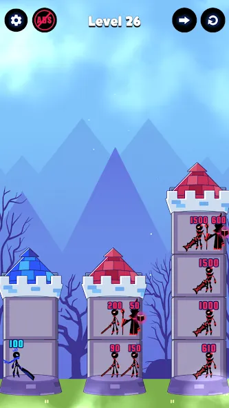 Скачать Hero Castle War: Tower Attack взлом на бесконечные деньги + мод меню screen 4