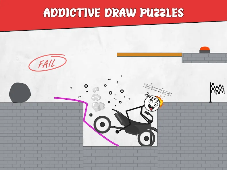 Скачать Draw Bridge: Puzzle Games (Дроу Бридж) взлом на бесконечные деньги + мод меню screen 3