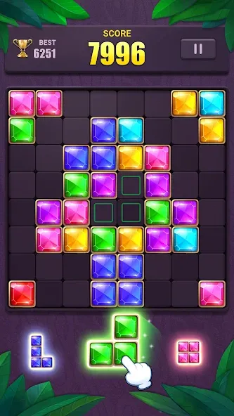 Скачать Block Puzzle: Jewel Blast Game взлом на бесконечные деньги + мод меню screen 2