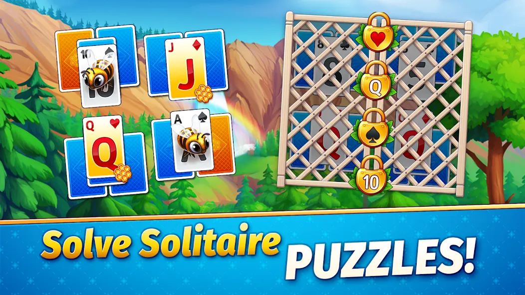 Скачать Solitaire Golden Prairies взлом на бесконечные деньги + мод меню screen 4