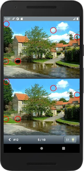 Скачать Find 10 differences взлом на бесконечные деньги + мод меню screen 1