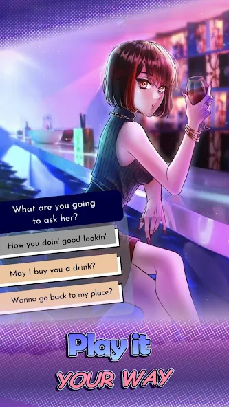 Скачать HaremKing — Waifu Dating Sim (ХаремКинг) взлом на бесконечные деньги + мод меню screen 1