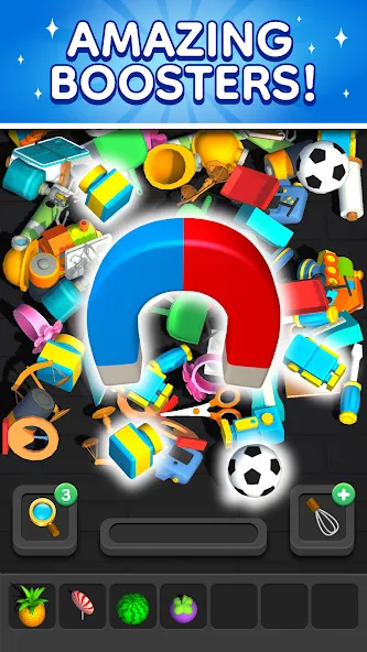 Скачать Match 3D — Tile Triple Puzzle (Матч 3Д) взлом на бесконечные деньги + мод меню screen 3