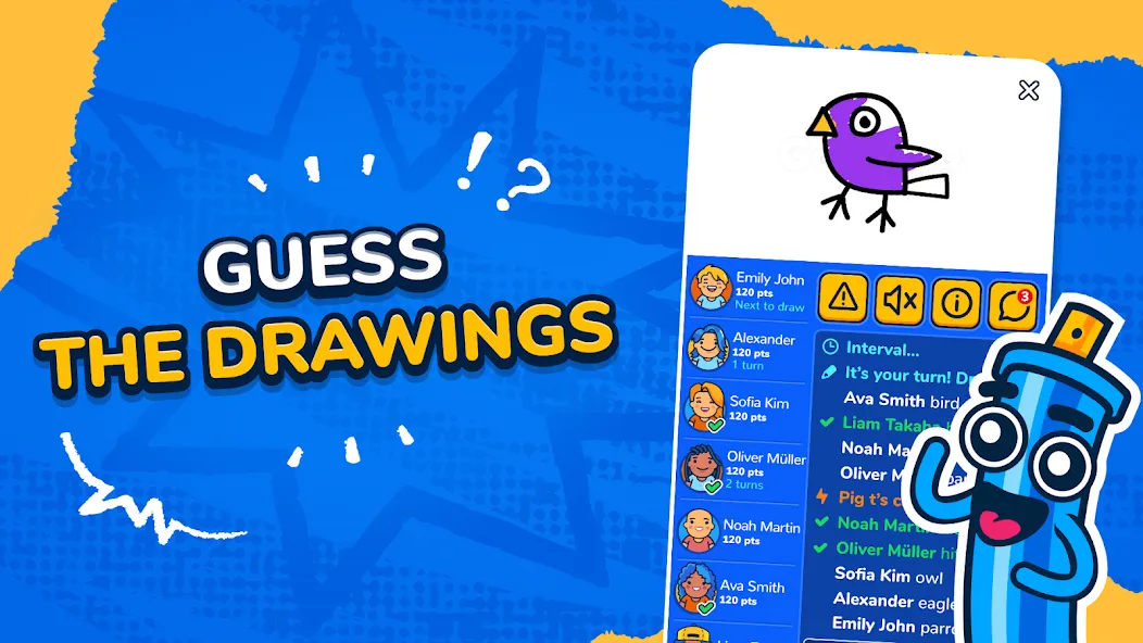 Скачать Gartic.io — Draw, Guess, WIN взлом на бесконечные деньги + мод меню screen 1