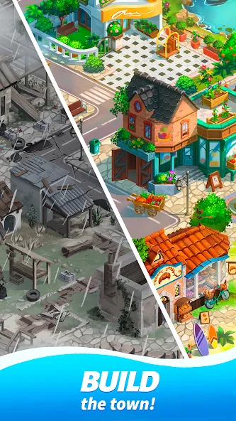 Скачать Travel Town — Merge Adventure (Трэвел Таун) взлом на бесконечные деньги + мод меню screen 3