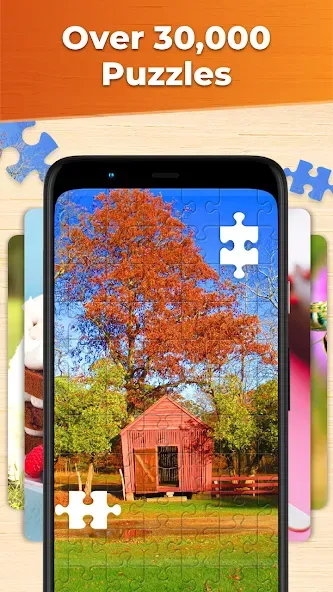 Скачать Jigsaw Puzzles HD Puzzle Games взлом на бесконечные деньги + мод меню screen 2