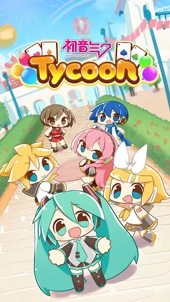 Скачать Hatsune Miku Tycoon (Хацуне Мику Тайкун) взлом на бесконечные деньги + мод меню screen 1