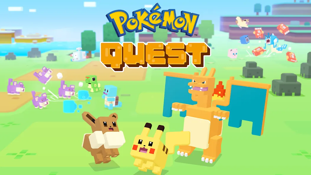 Скачать Pokémon Quest взлом на бесконечные деньги + мод меню screen 1